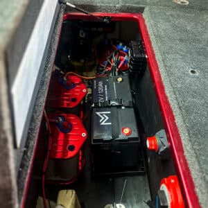 Monster Marine batteries installed on boat